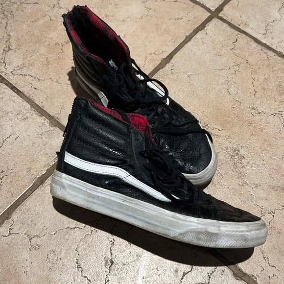 Vans high top leather sneakers - Picture 2 of 5